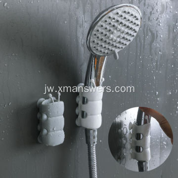 Silikon padusan krenjang Adjustable SuctionCup Shower Holder